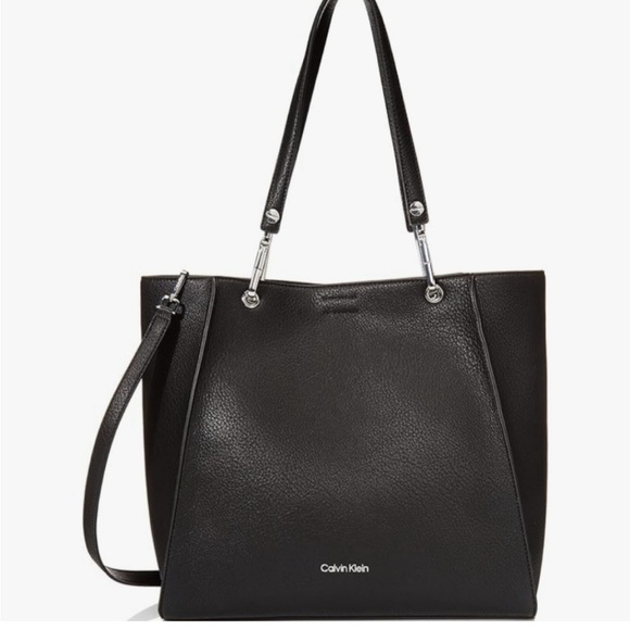 Calvin Klein Handbags - Calvin Klein Reyna North South Tote Black